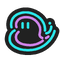 A sticker in Mario Kart World