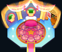 Princess Peach's room in the game Mario & Luigi: Partners in Time.