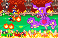 MLSS Screenshot Cackletta soul battle fire attack.png