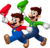 Mario and Luigi tipping their hats