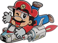 Mario on the SolarStriker