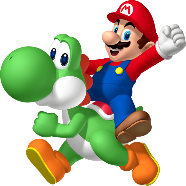 File:Mario riding Yoshi.png