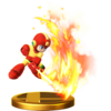 Mega Man trophy from Super Smash Bros. for Wii U