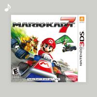 Cover image for the Top tracks playlist from Mario Kart 7 on Nintendo Music