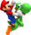 Mario riding Yoshi