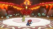 Mario and Olivia encounter the Fire Vellumental