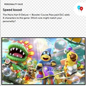 Thumbnail of Mario Kart 8 DLC Character Personality Quiz