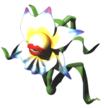 Super Mario RPG: Legend of the Seven Stars promotional artwork: A Fink Flower