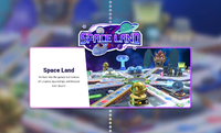 A screenshot of Space Land as listed as a board.
