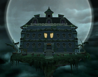 Luigi's Mansion stage from Super Smash Bros. Brawl