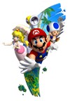 Super Mario Sunshine promotional artwork
