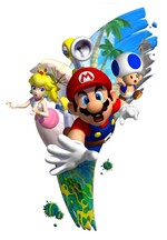 Super Mario Sunshine promotional artwork