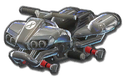 Metal Mario's Standard ATV body from Mario Kart 8