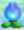 A blue Wow Bud in Super Mario Bros. Wonder