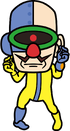 Artwork of Dr. Crygor in WarioWare: Get It Together!