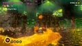 K. Rool, King of Rot summoning a wall of hands of Banandium Mush