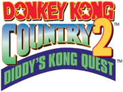 The logo for Donkey Kong Country 2: Diddy's Kong Quest.