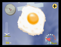 An egg-like enemy from Mario Artist: Polygon Studio.