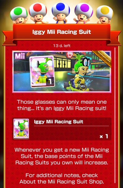 File:MKT Tour95 Mii Racing Suit Shop Iggy.jpg