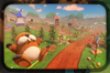The icon for  Moo Moo Meadows during the Golden Rally in Mario Kart World.