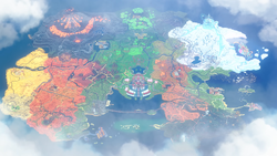 Mario Kart World world map