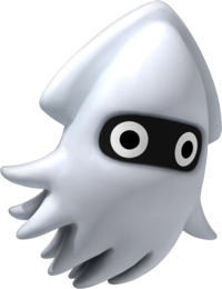 Artwork of a Blooper from Mario Party 8. It has subsequently been used for Super Mario 3D Land.[1]