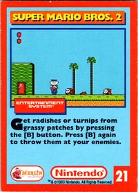 One of the Nintendo Collector Cards