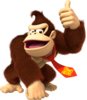 Artwork of Donkey Kong from Mario & Sonic at the Olympic Winter Games