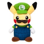 The Luigi Pikachu plush from Pokémon Center