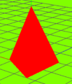 A placeholder triangle model.