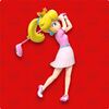 Peach card from a Mario Golf: Super Rush-themed Memory Match-up activity