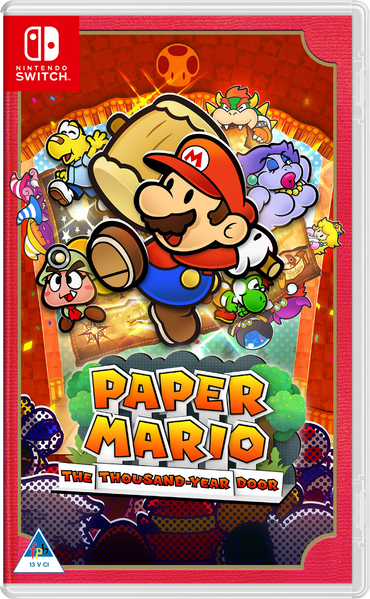 File:Paper Mario The Thousand-Year Door Nintendo Switch ZA box art.png