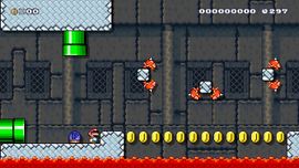Switch It Up! level in Super Mario Maker
