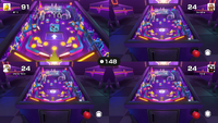 Waluigi's Showdown Minigame Waluigi's Pinball Arcade in Super Mario Party Jamboree