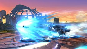 Heel Slide in Super Smash Bros. for Wii U.