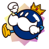 Sticker of King Bob-omb from Mario Party Superstars