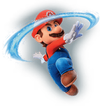 Artwork of Mario from The Super Mario Galaxy Movie.