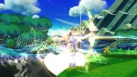 Princess Zelda's Light Arrow in Super Smash Bros. for Wii U.