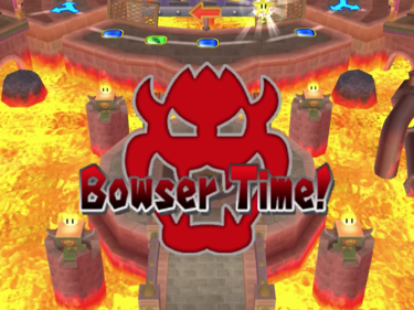 Bowser Time on a board from Mario Party 7