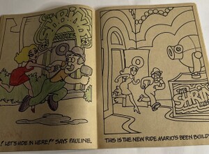 Mario and Pauline entering The Shrink Machine