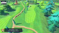 Hole 9 of Bonny Greens in Mario Golf: Super Rush.