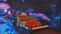 Mushroom Gorge in Mario Kart 8 Deluxe