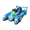 The Blue Speeder from Mario Kart Tour