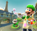 The course icon of the R variant with Luigi (Painter)