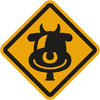 A sticker from Mario Kart World
