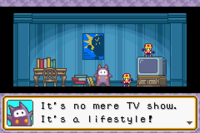 Ninji in the Horror Condo during the DVD for Me quest in Mario Party Advance