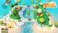 Yoshi's Tropical Island desktop wallpaper