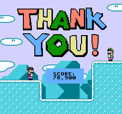 Screenshot of Mario in Mario is Missing! (Nintendo Entertainment System)