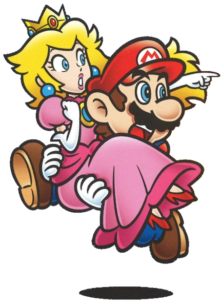 File:Mario & Peach.png