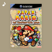 Cover image for the Top tracks playlist from Paper Mario: The Thousand-Year Door (GameCube) on Nintendo Music